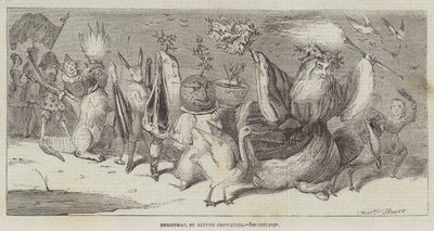 Kerstmis door Alfred Crowquill
